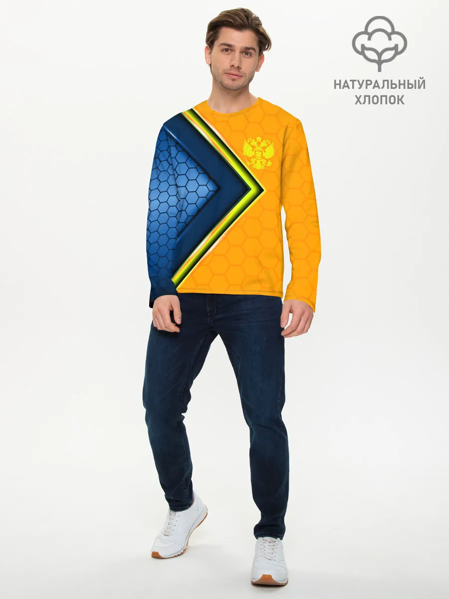 Мужской лонгслив базовый / Россия
