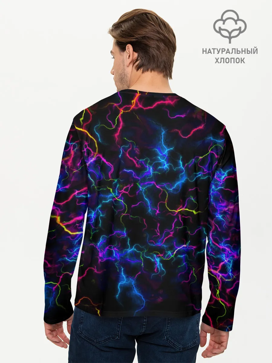 Мужской лонгслив базовый / Фортнайт | Повелитель Молний