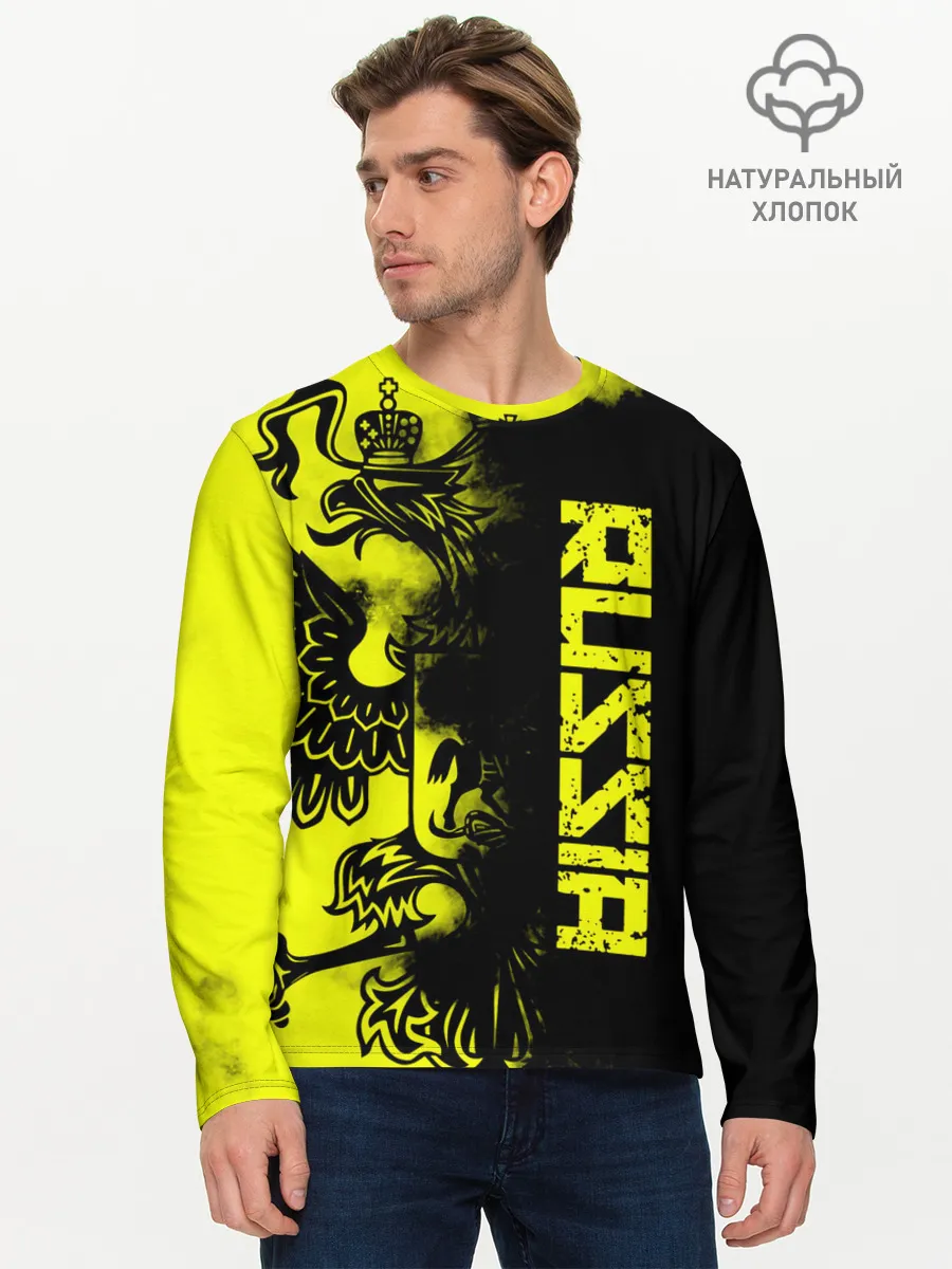 Мужской лонгслив базовый / Russia