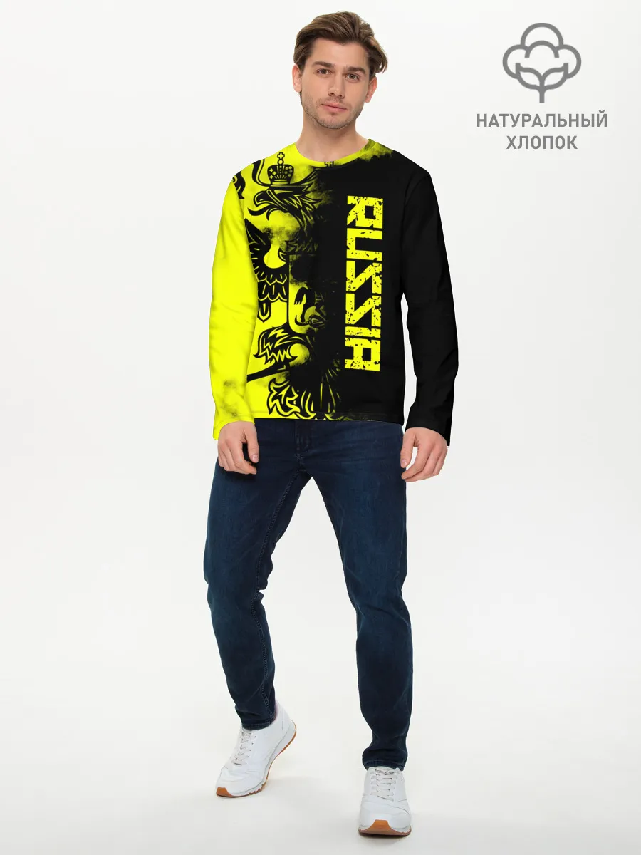 Мужской лонгслив базовый / Russia