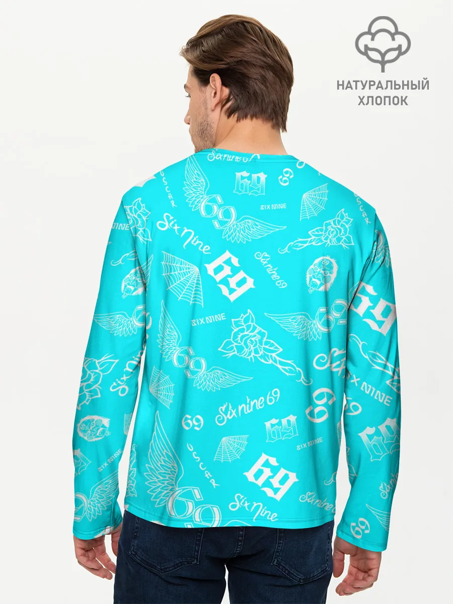 Мужской лонгслив базовый / 6IX9INE GOOBA