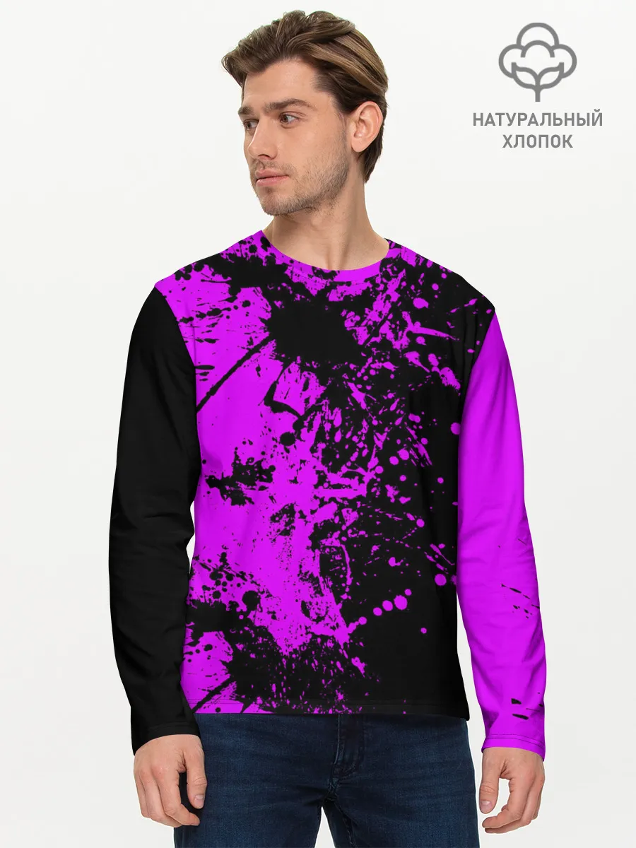 Мужской лонгслив базовый / Чёрная магия