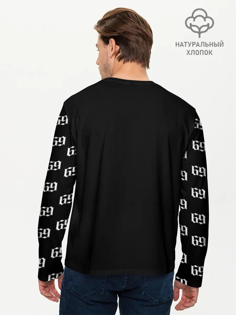 Мужской лонгслив базовый / 6ix9ine Tekashi