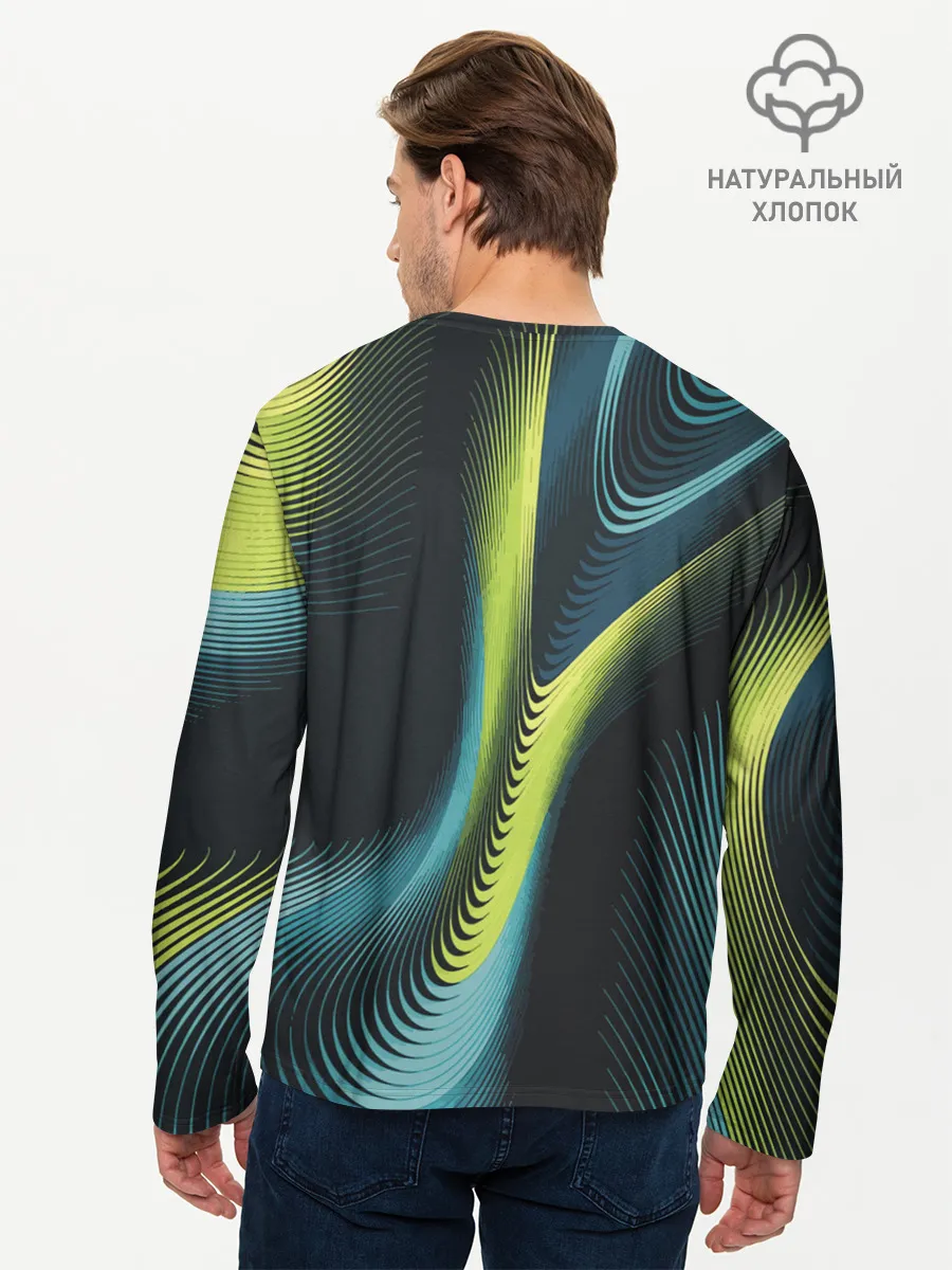 Мужской лонгслив базовый / Wave