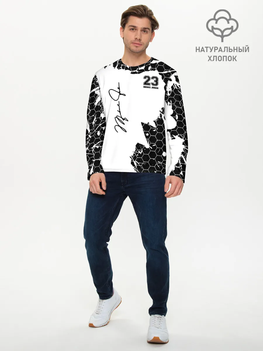Мужской лонгслив базовый / Michael Jordan 23