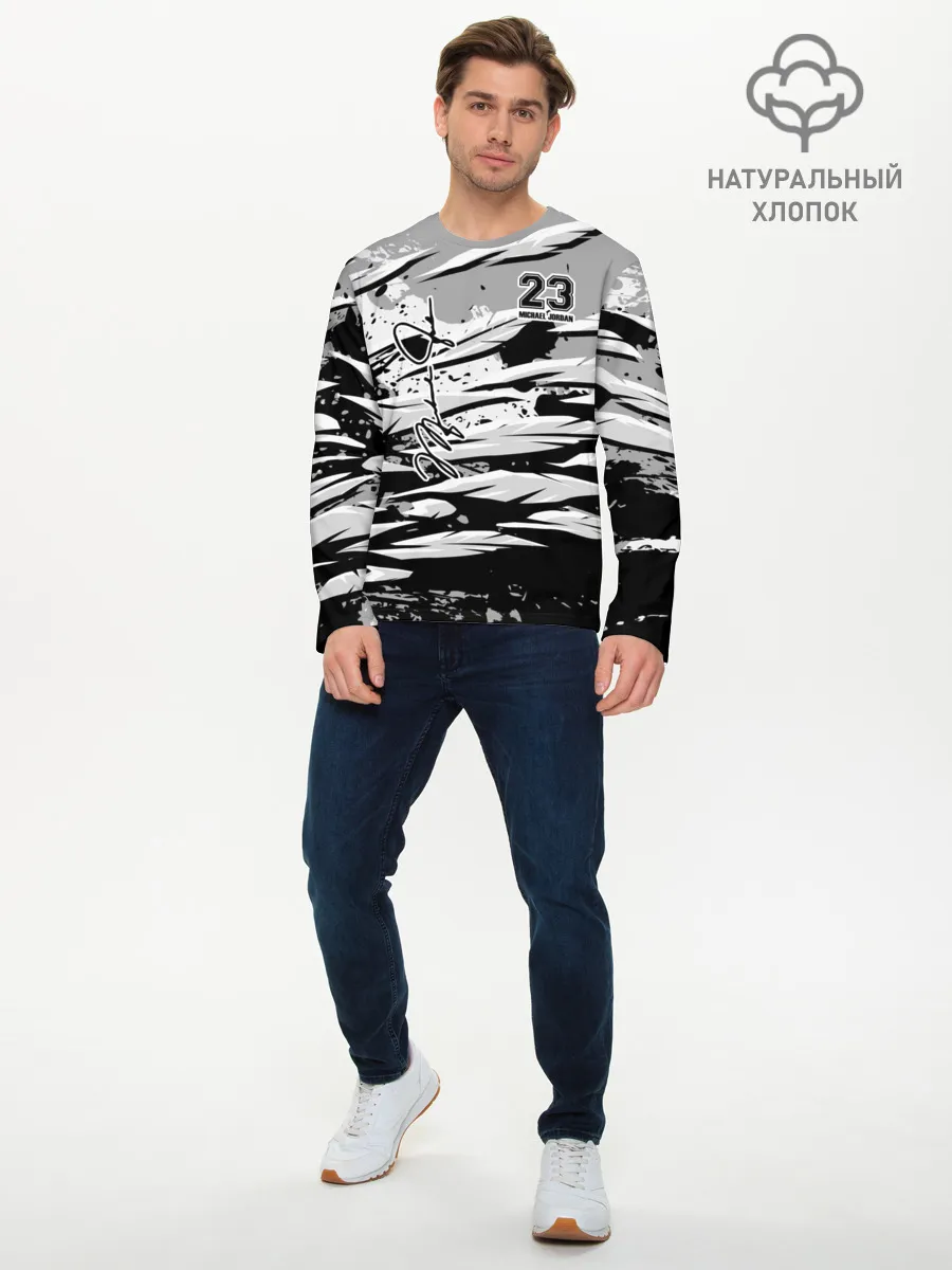 Мужской лонгслив базовый / Michael Jordan 23