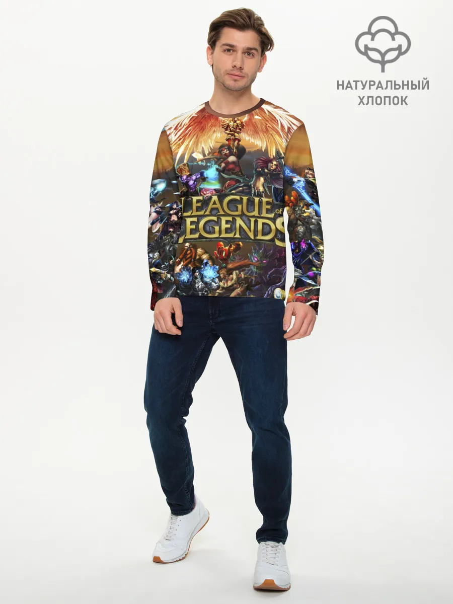 Мужской лонгслив базовый / League of Legends