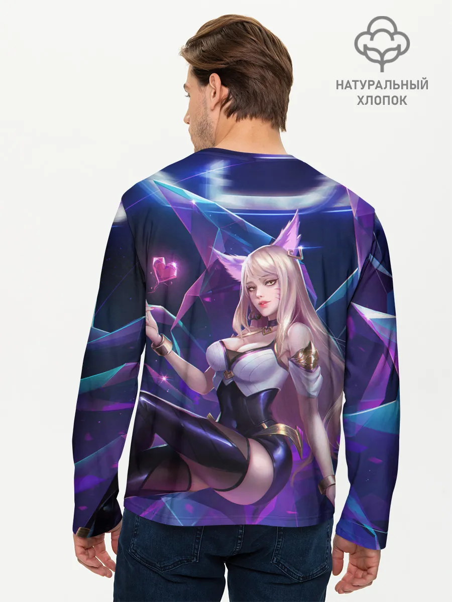 Мужской лонгслив базовый / KDA League of legends