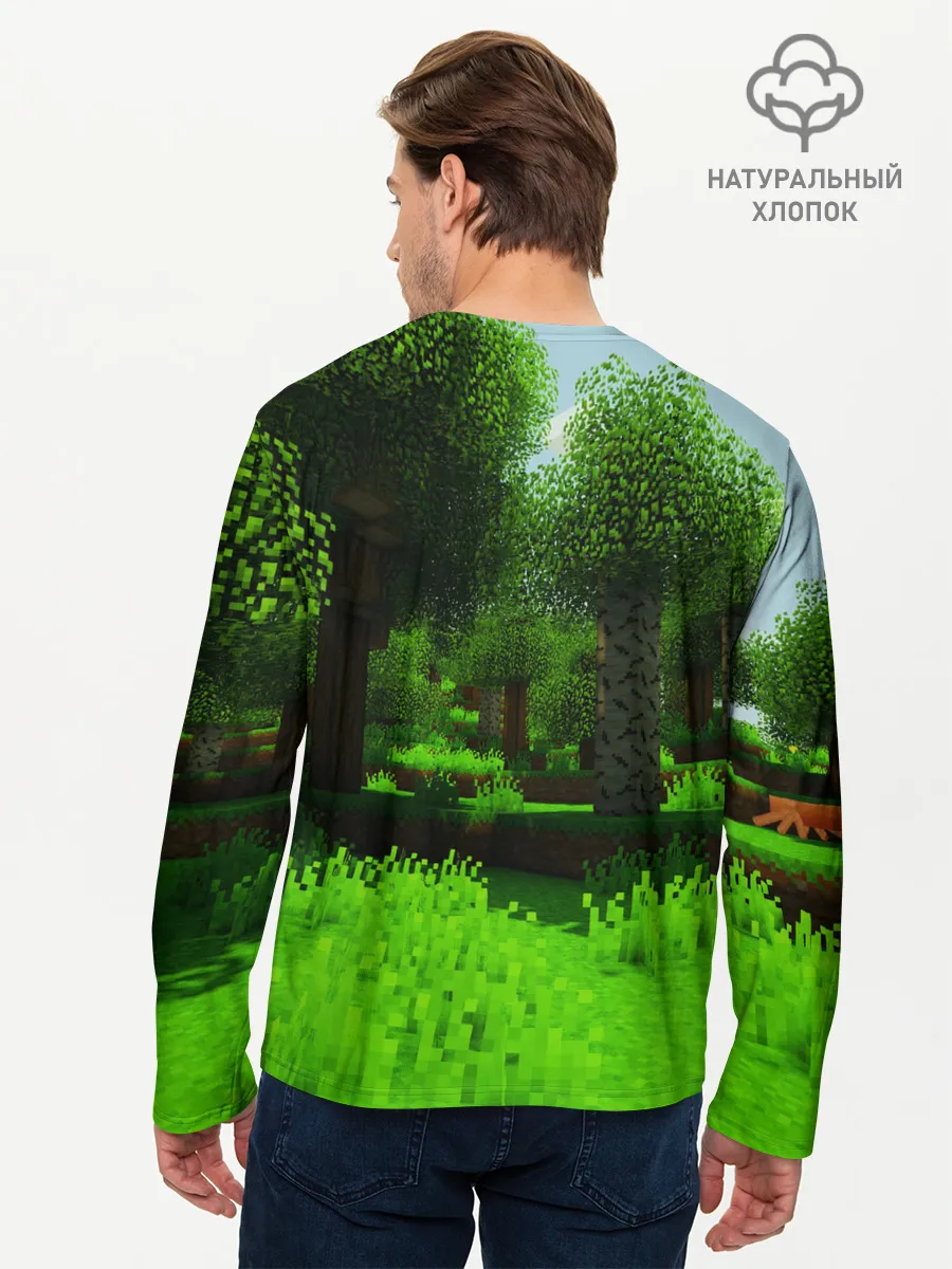 Мужской лонгслив базовый / МАЙНКРАФТ