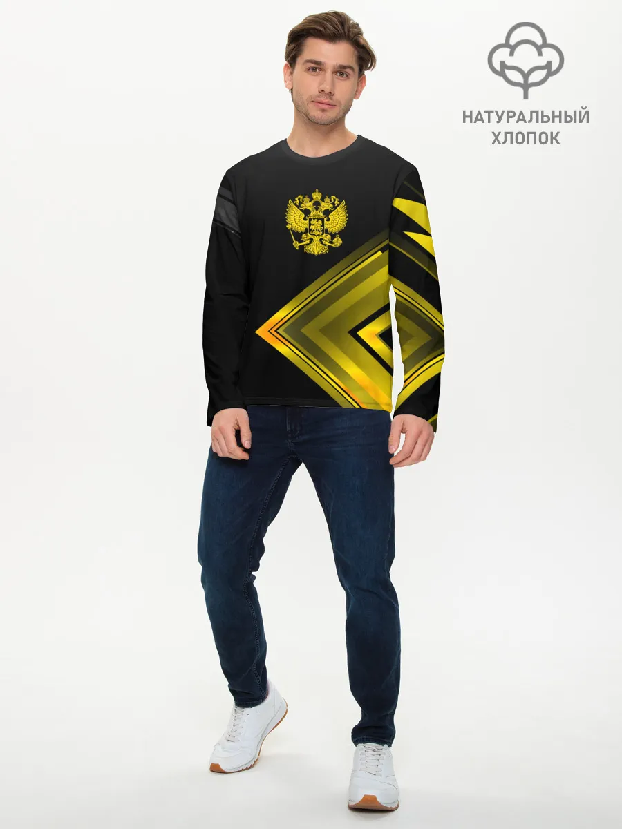 Мужской лонгслив базовый / Россия