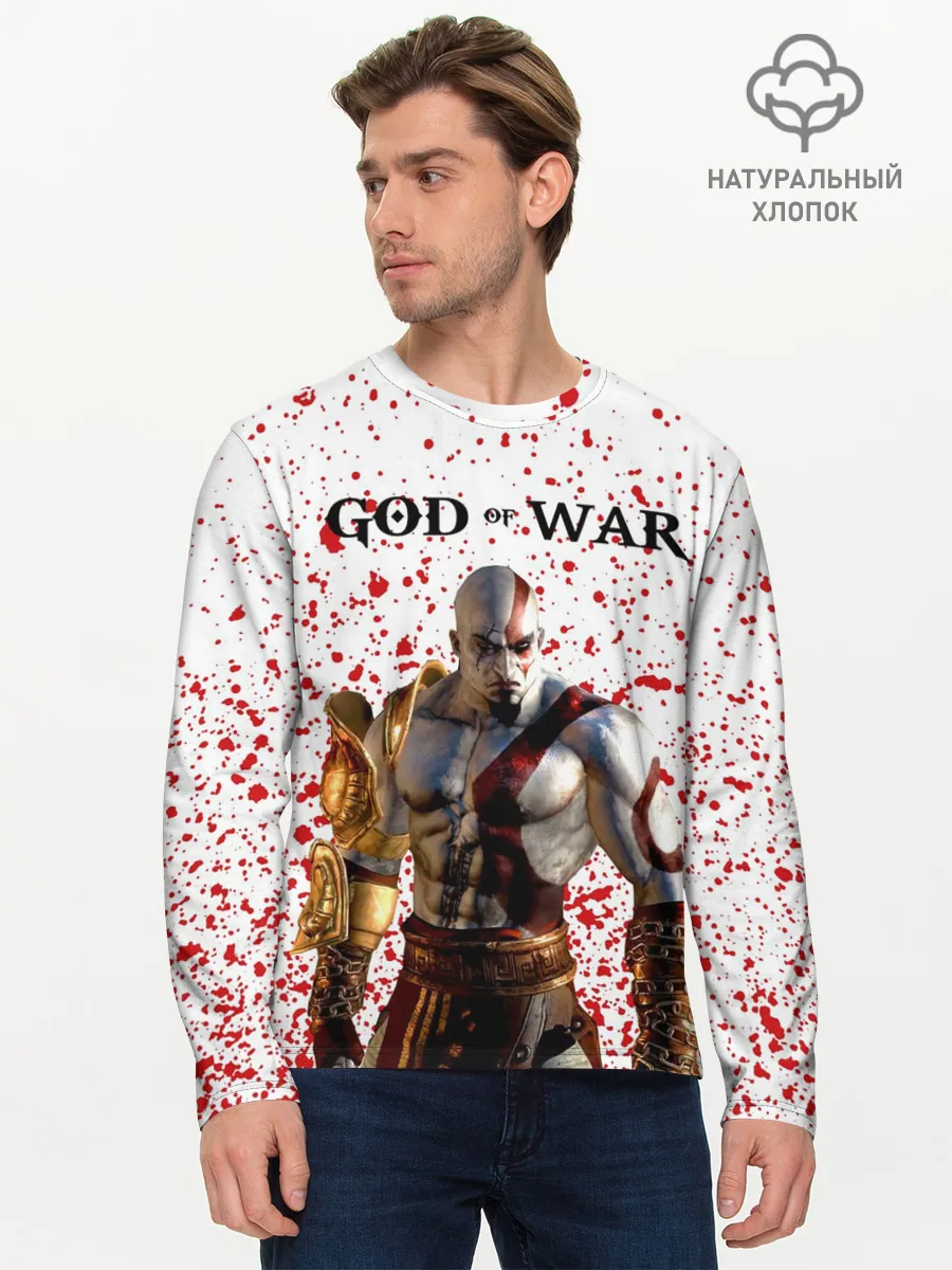 Мужской лонгслив базовый / GOD OF WAR