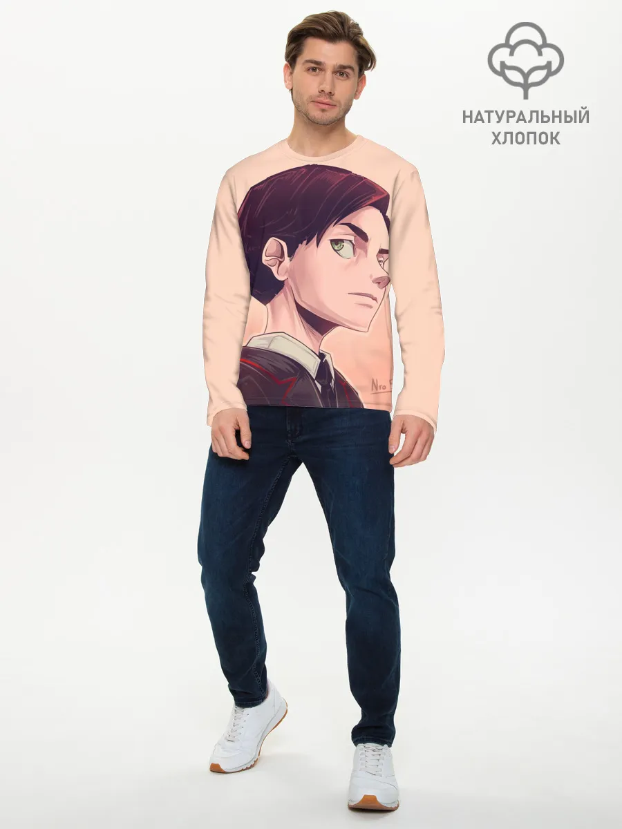 Мужской лонгслив базовый / Академия Амбрелла номер пять