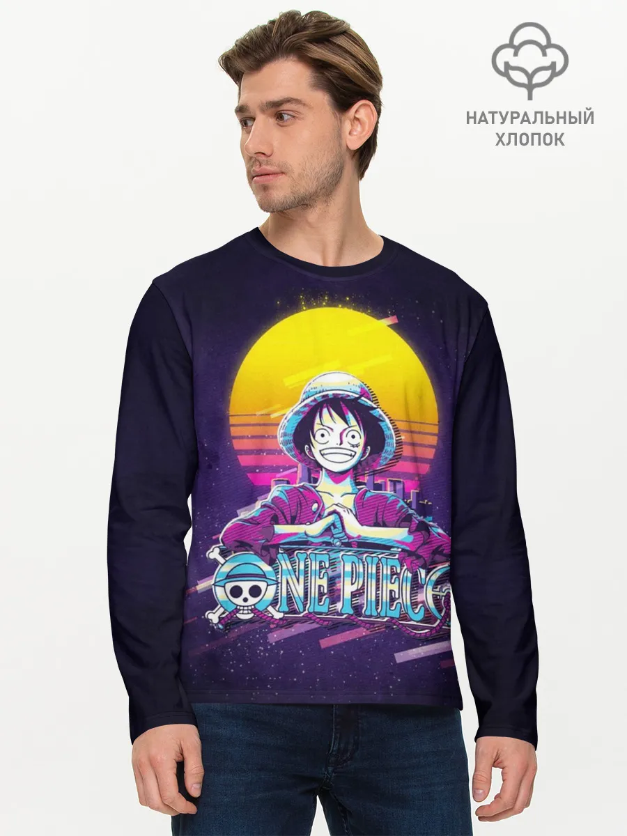 Мужской лонгслив базовый / Neon One Piece