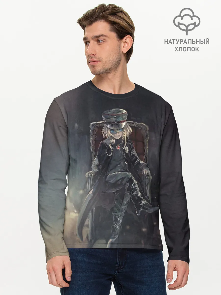 Мужской лонгслив базовый / Devil of the Rhine