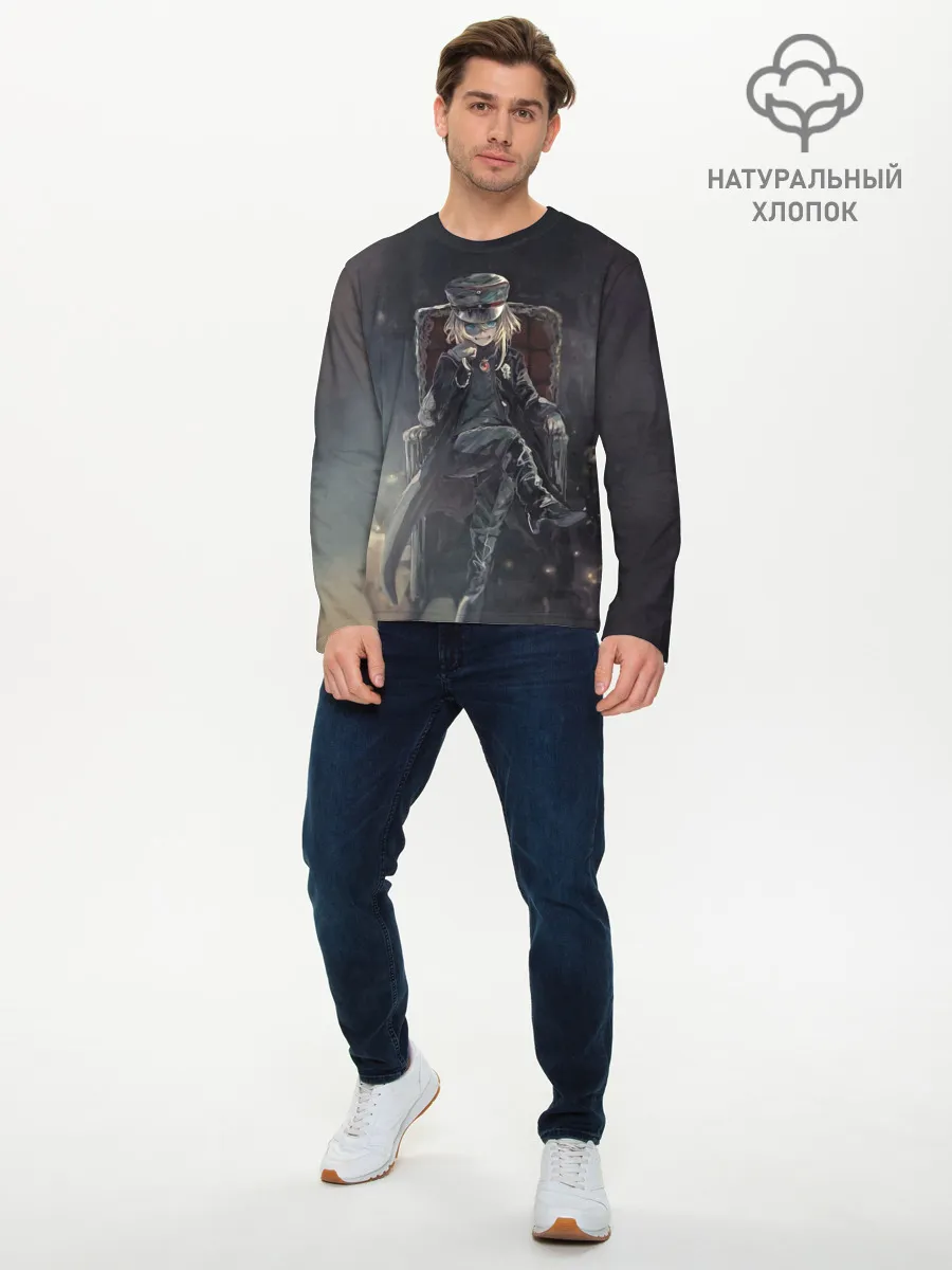 Мужской лонгслив базовый / Devil of the Rhine