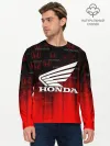 Мужской лонгслив базовый / HONDA