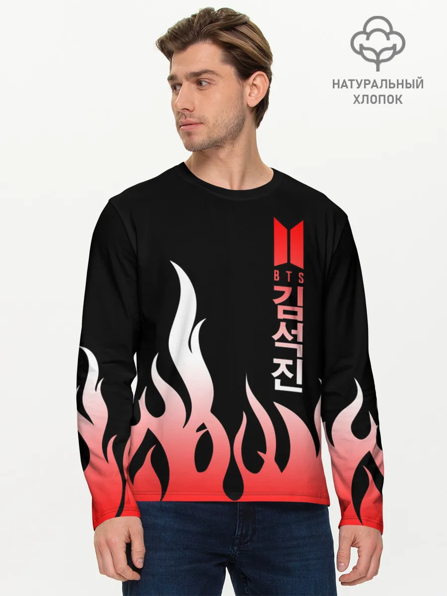 Мужской лонгслив базовый / BTS