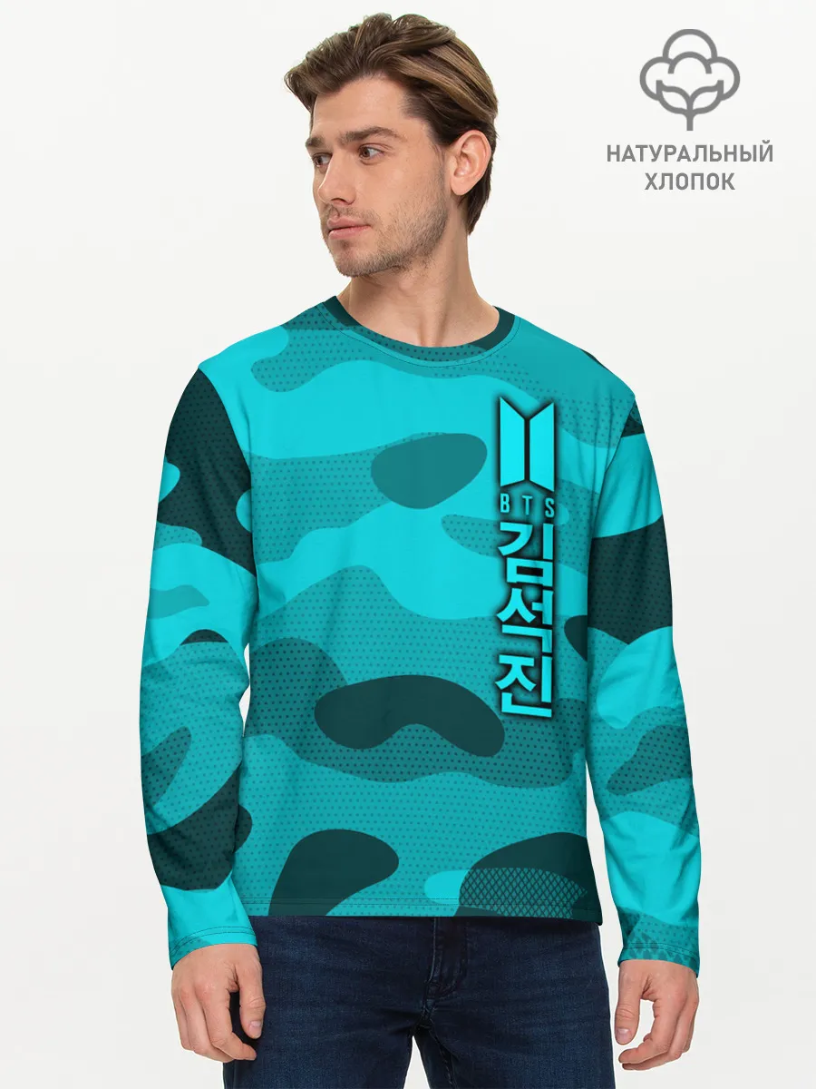 Мужской лонгслив базовый / BTS