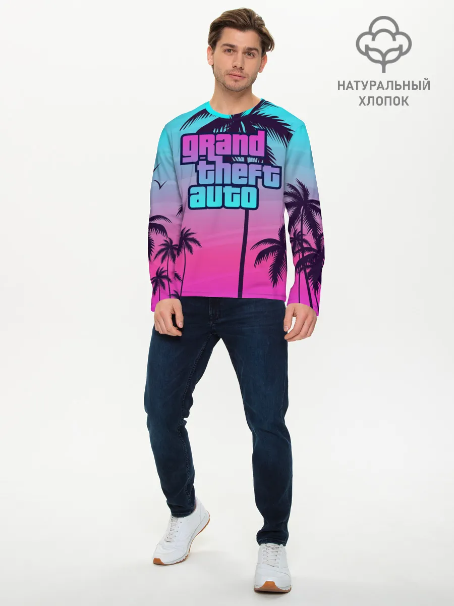 Мужской лонгслив базовый / GTA