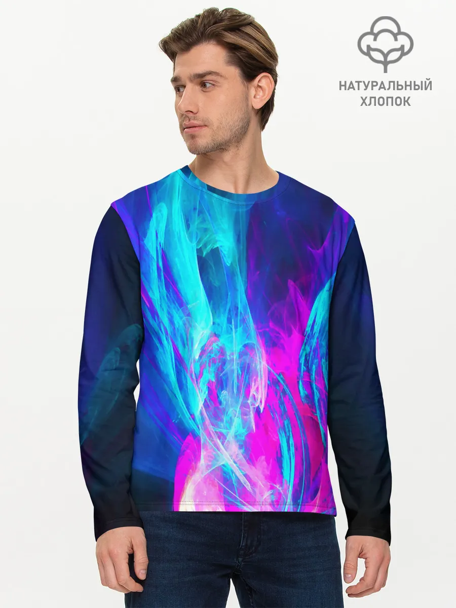 Мужской лонгслив базовый / НЕОНОВЫЕ КРАСКИ