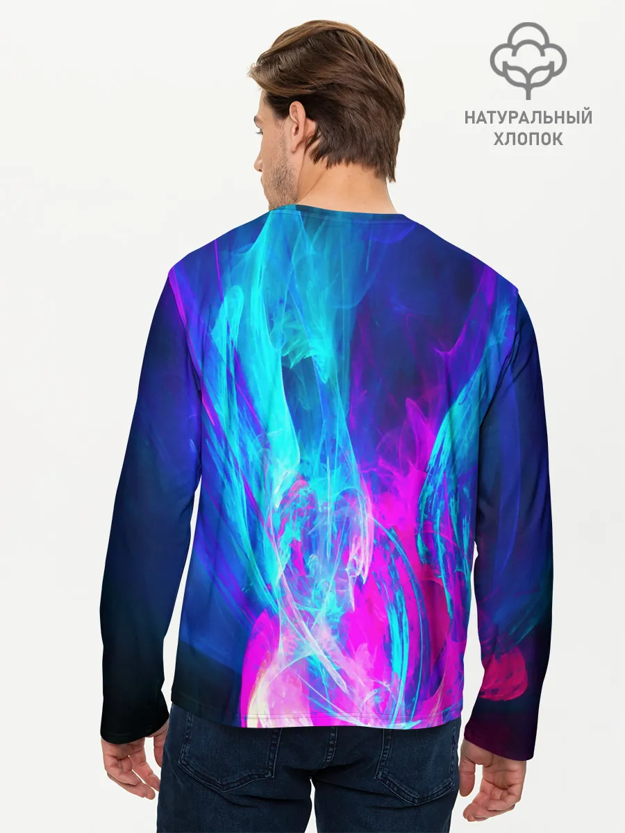 Мужской лонгслив базовый / НЕОНОВЫЕ КРАСКИ