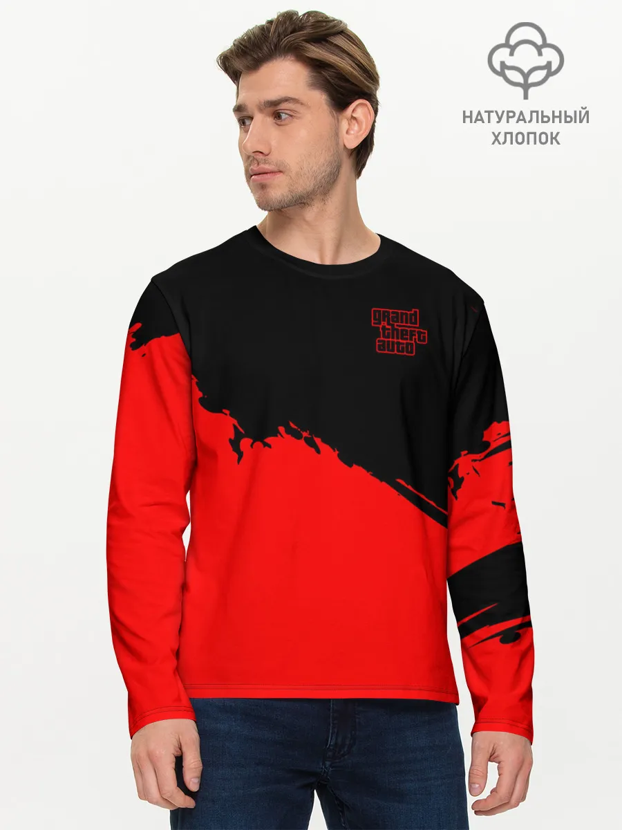 Мужской лонгслив базовый / GTA