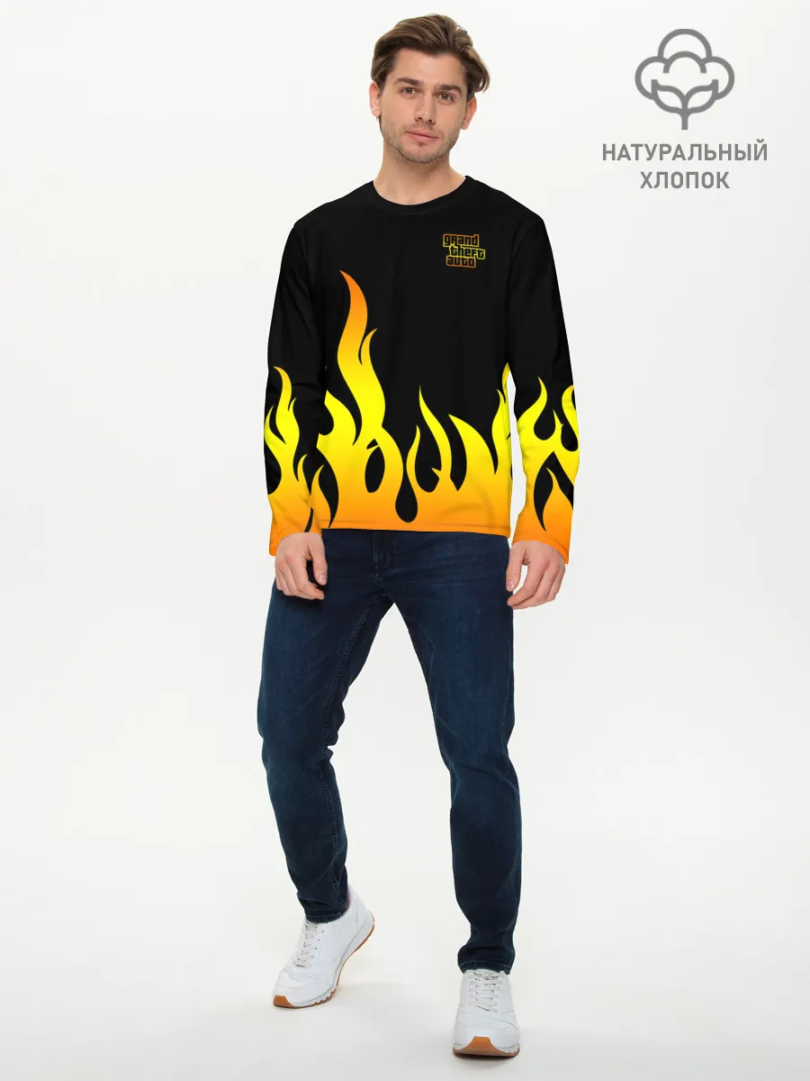 Мужской лонгслив базовый / GTA