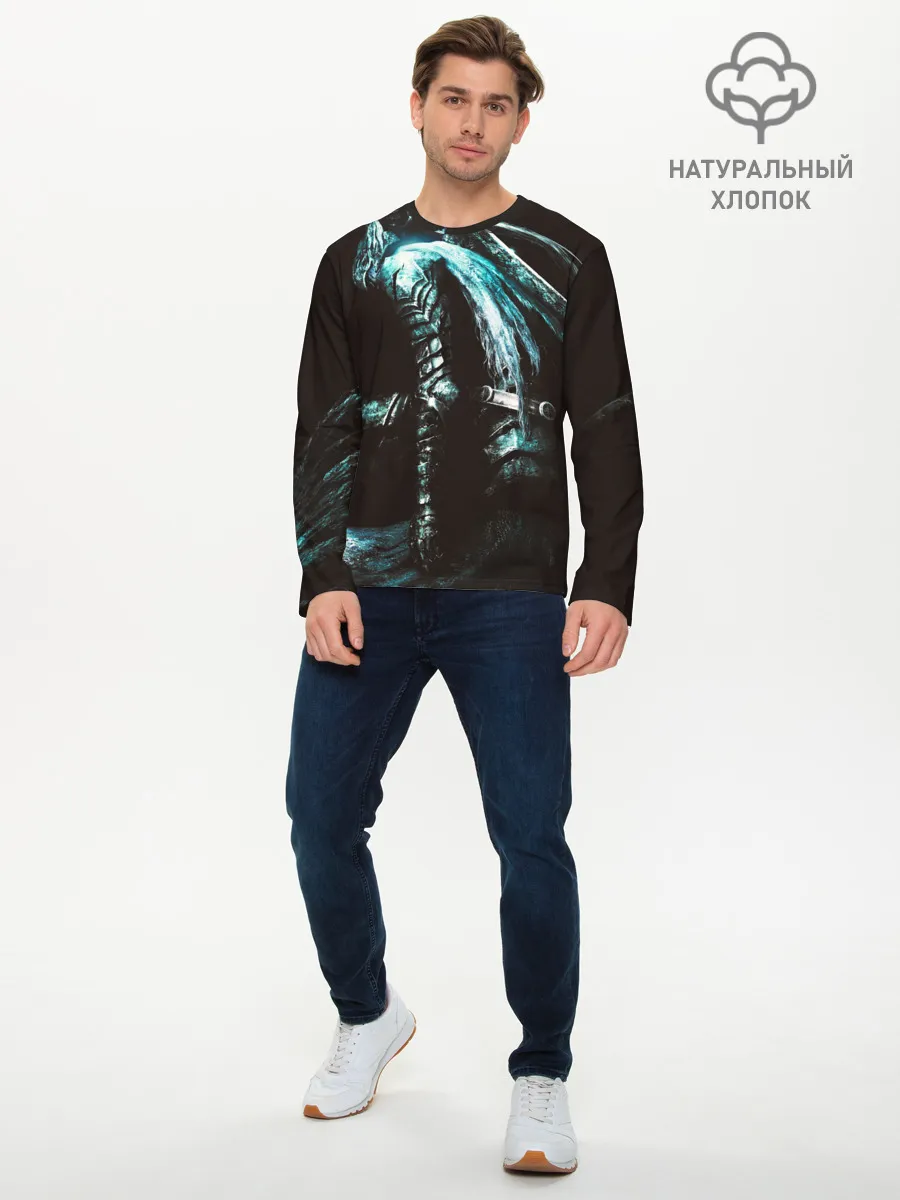 Мужской лонгслив базовый / Dark Souls 3 Artorias art