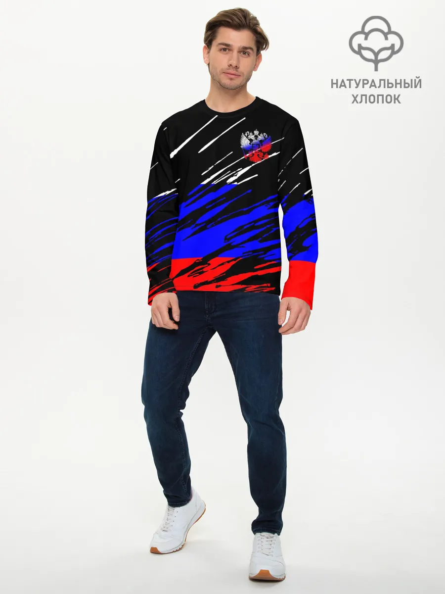 Мужской лонгслив базовый / Русский Стиль