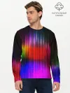 Мужской лонгслив базовый / WAVES COLOR