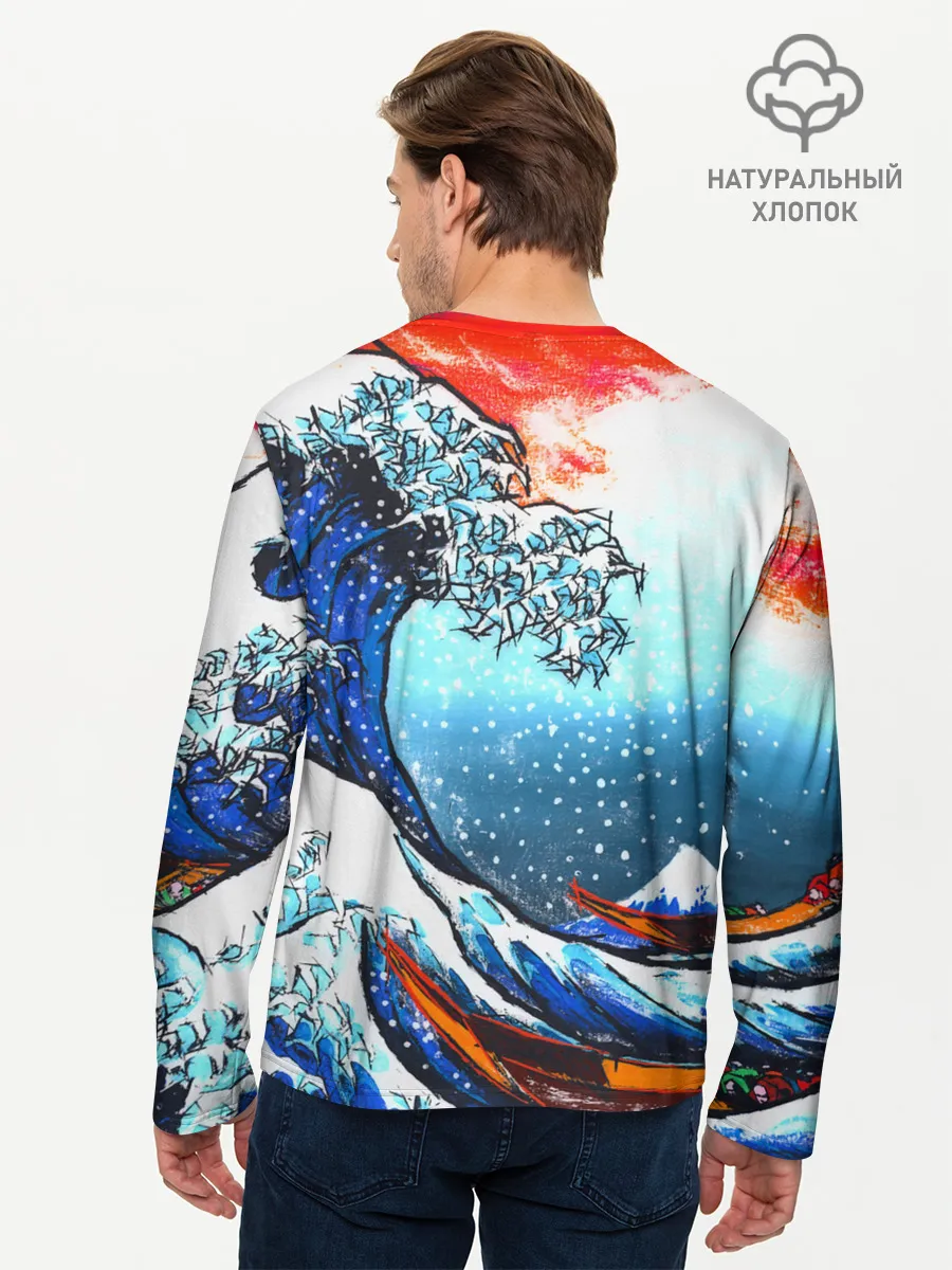 Мужской лонгслив базовый / Ghost of Tsushima.