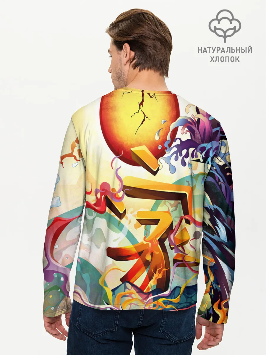 Мужской лонгслив базовый / Dsquared tatoo