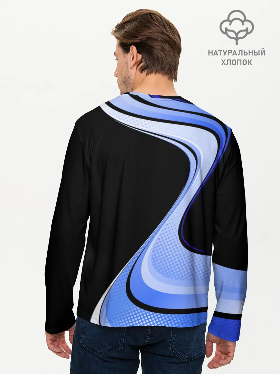 Мужской лонгслив базовый / Волейбол | Россия