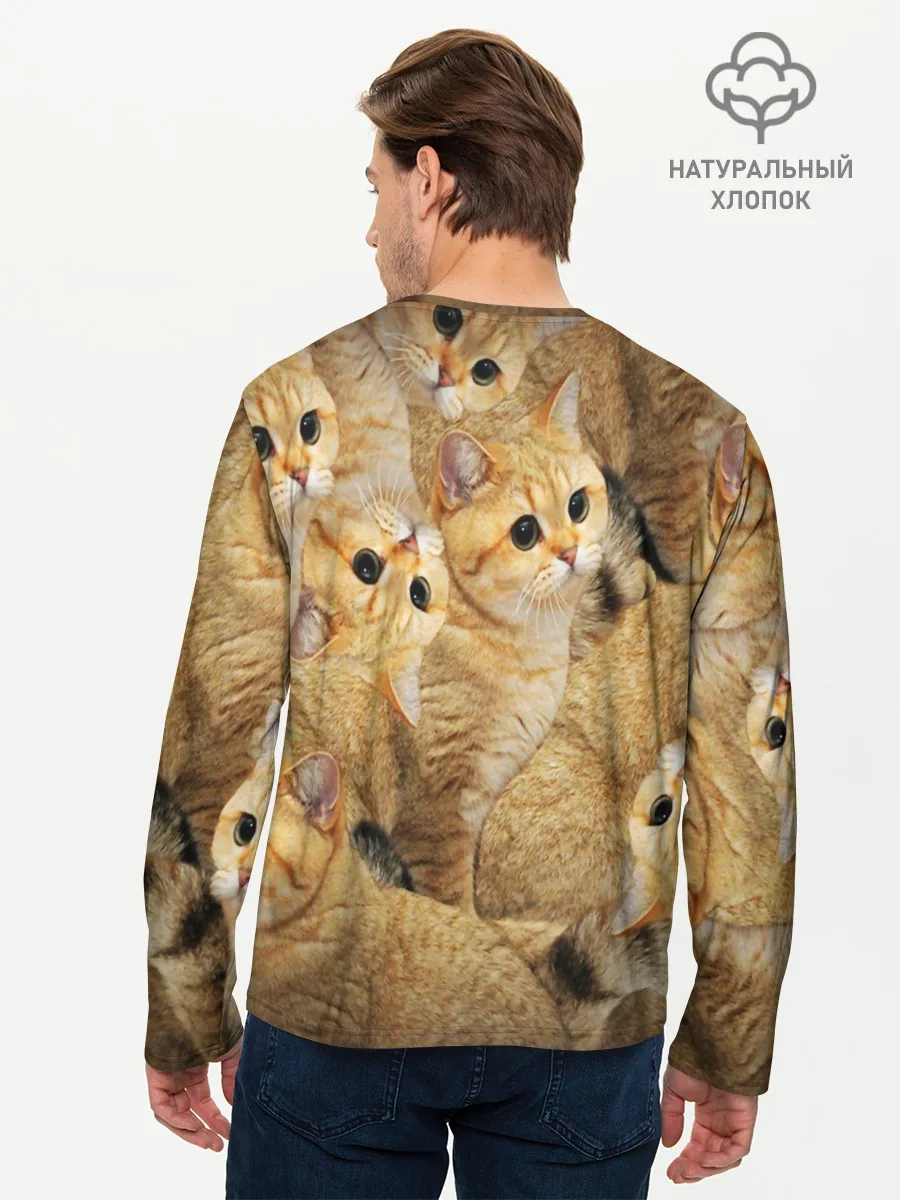 Мужской лонгслив базовый / КОТЯТУШКИ
