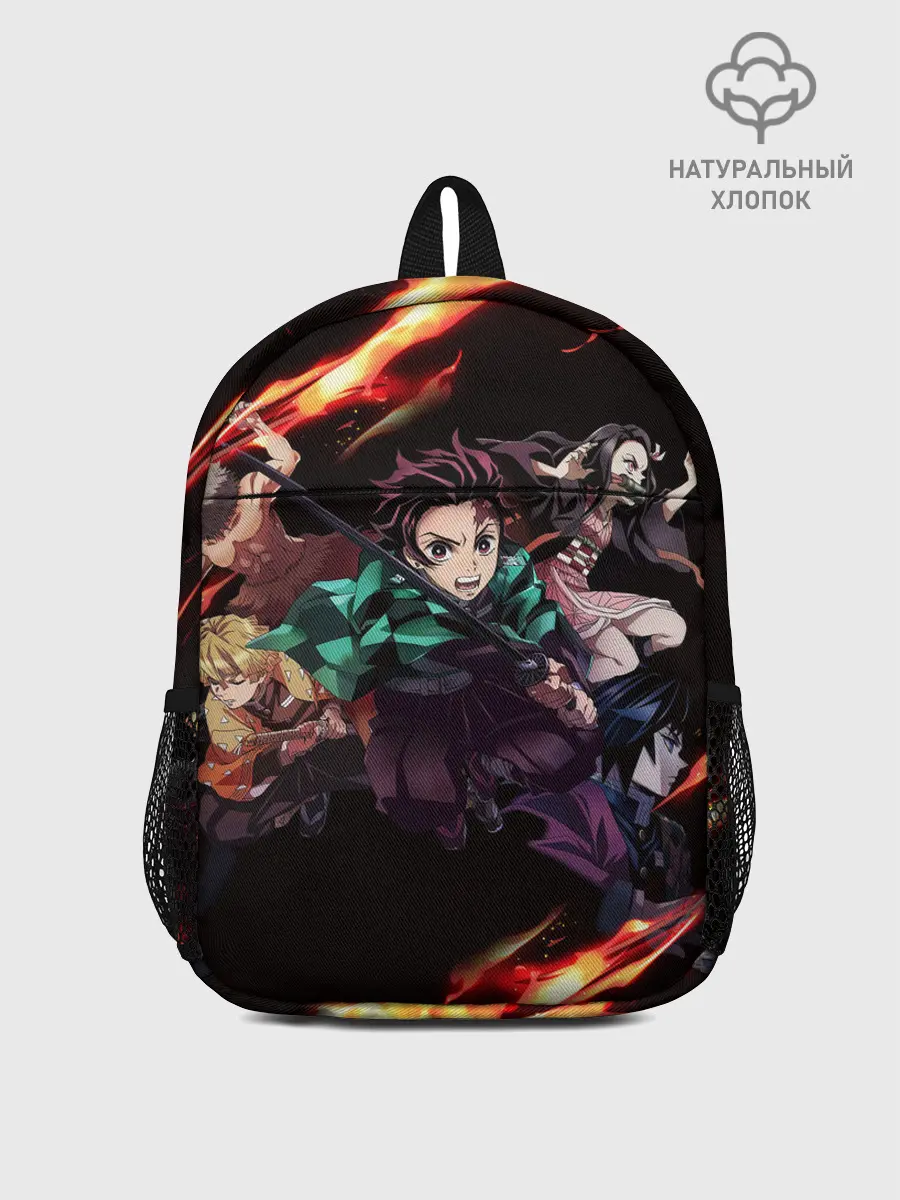 Рюкзак детский / Kimetsu no Yaiba пламенный узор