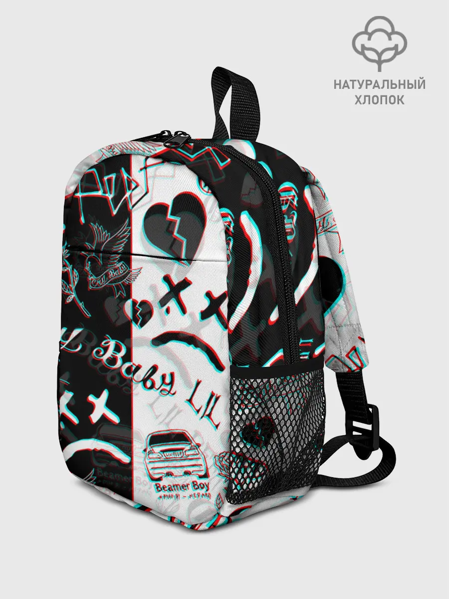 Рюкзак детский / LIL PEEP GLITCH | ЛИЛ ПИП ГЛИТЧ