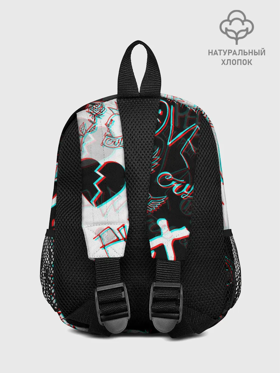 Рюкзак детский / LIL PEEP GLITCH | ЛИЛ ПИП ГЛИТЧ