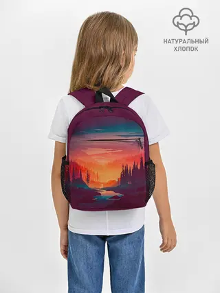 Рюкзак детский / Minimal forest sunset