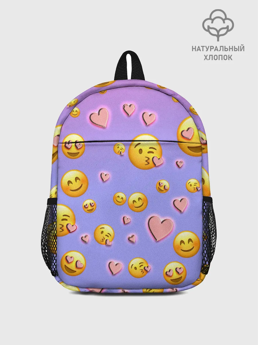 Рюкзак детский / Очень много эмодзи