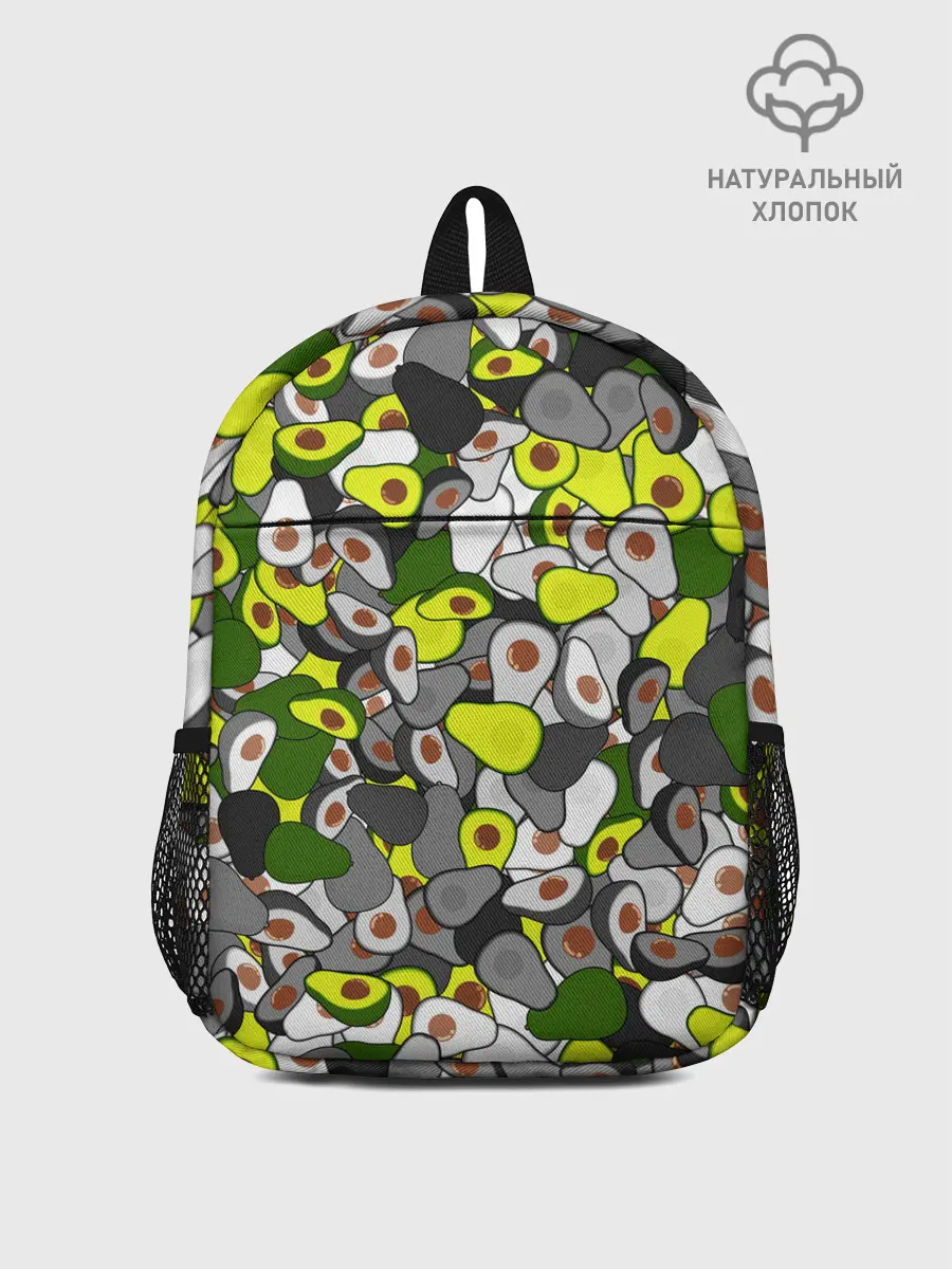 Рюкзак детский / Камуфляж с авокадо
