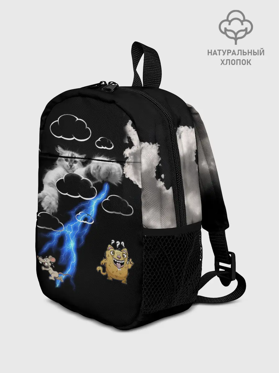 Рюкзак детский / Грозовой, кошак