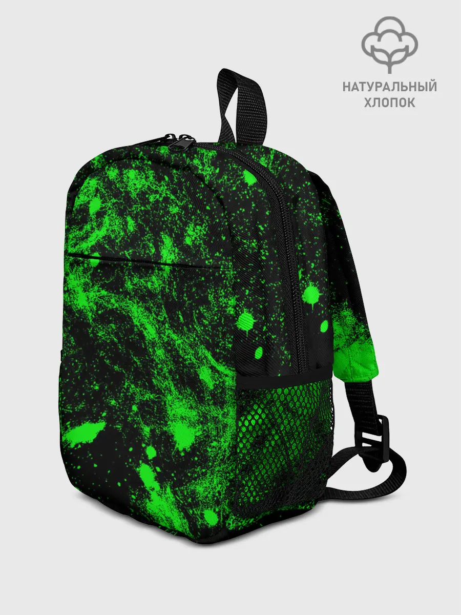 Рюкзак детский / Зелёная краска