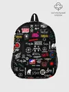 Рюкзак детский / ЛОГОТИПЫ РОК ГРУПП | PATTERN