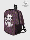 Рюкзак детский / KILLER QUEEN белая на узоре