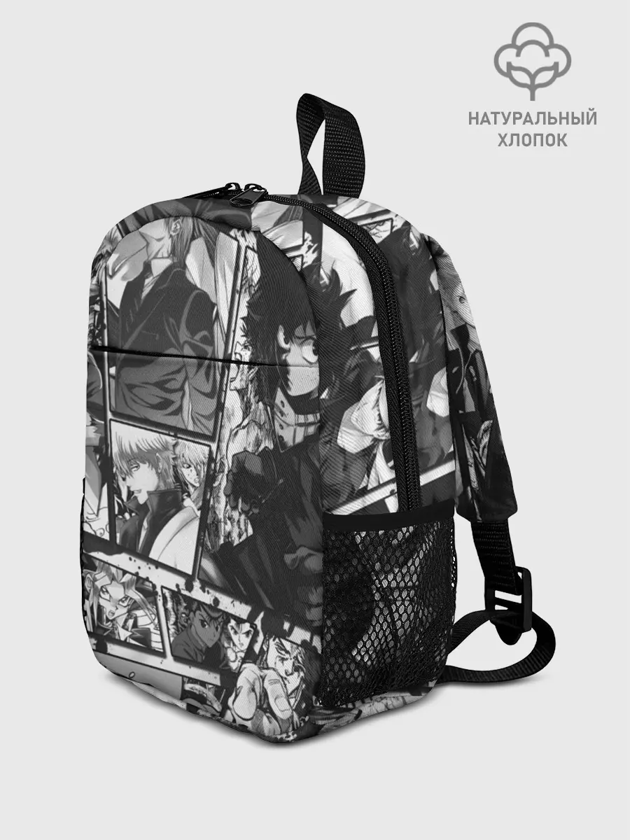 Рюкзак детский / EPIC MAIN ANIME CHARACTERS 3D! monochome