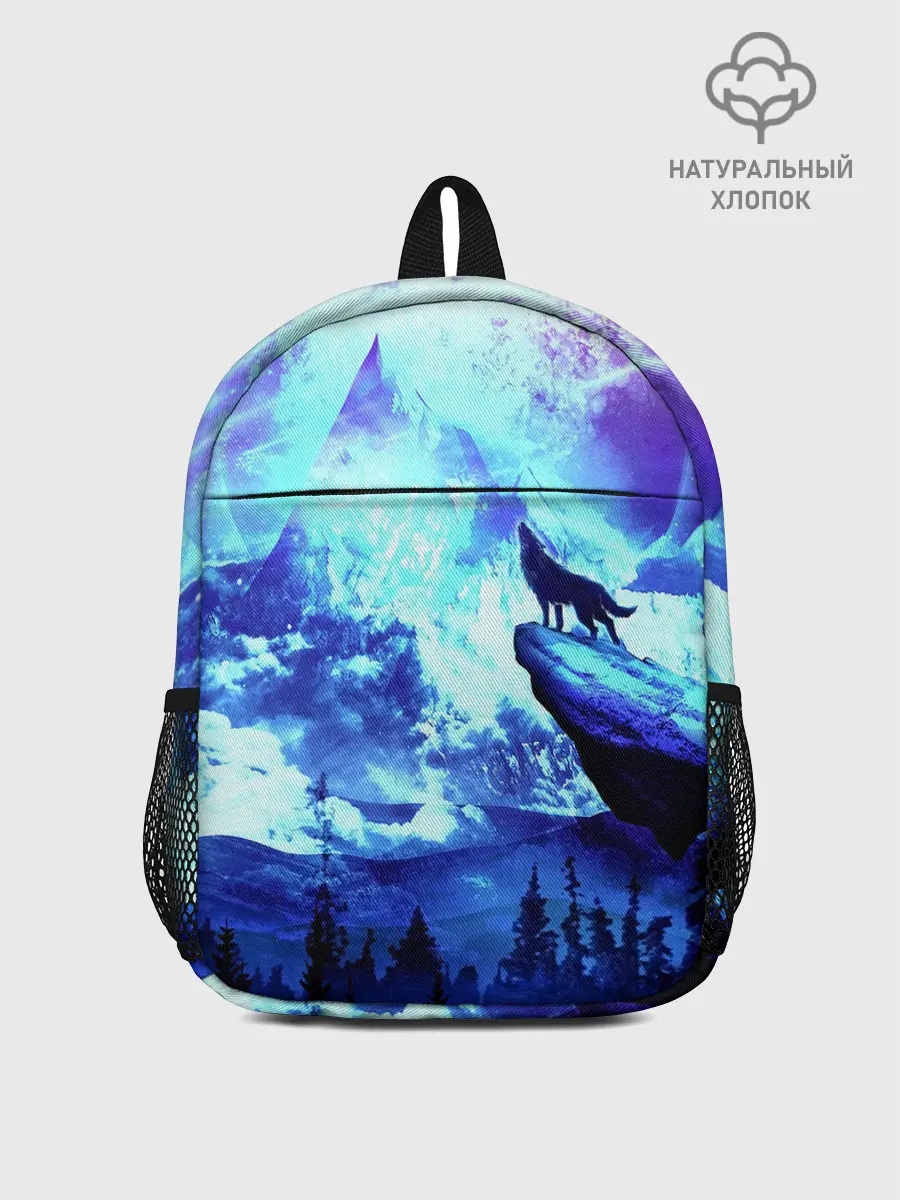 Рюкзак детский / Ночь Волк Луна