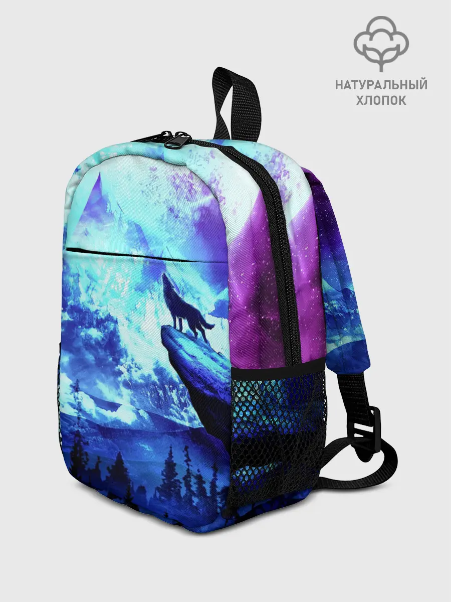 Рюкзак детский / Ночь Волк Луна