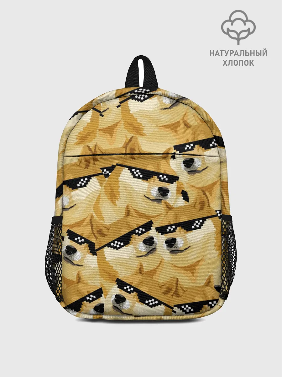 Рюкзак детский / Doge мем в deal with it очках