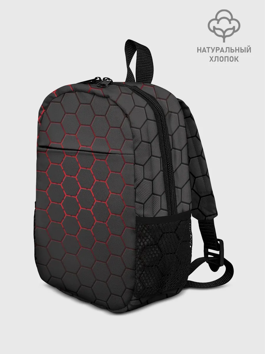 Рюкзак детский / Соты карбона