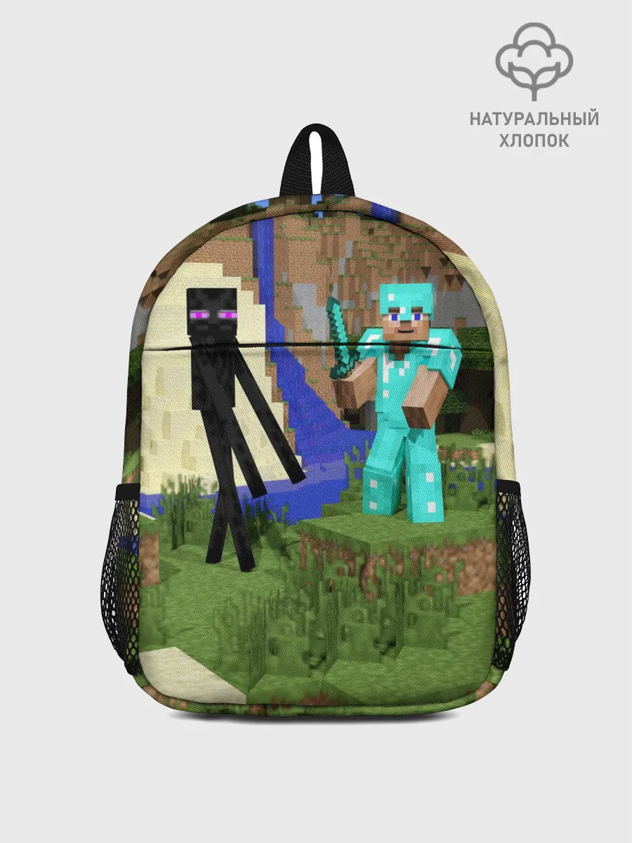 Рюкзак детский / Стив и эндермен.